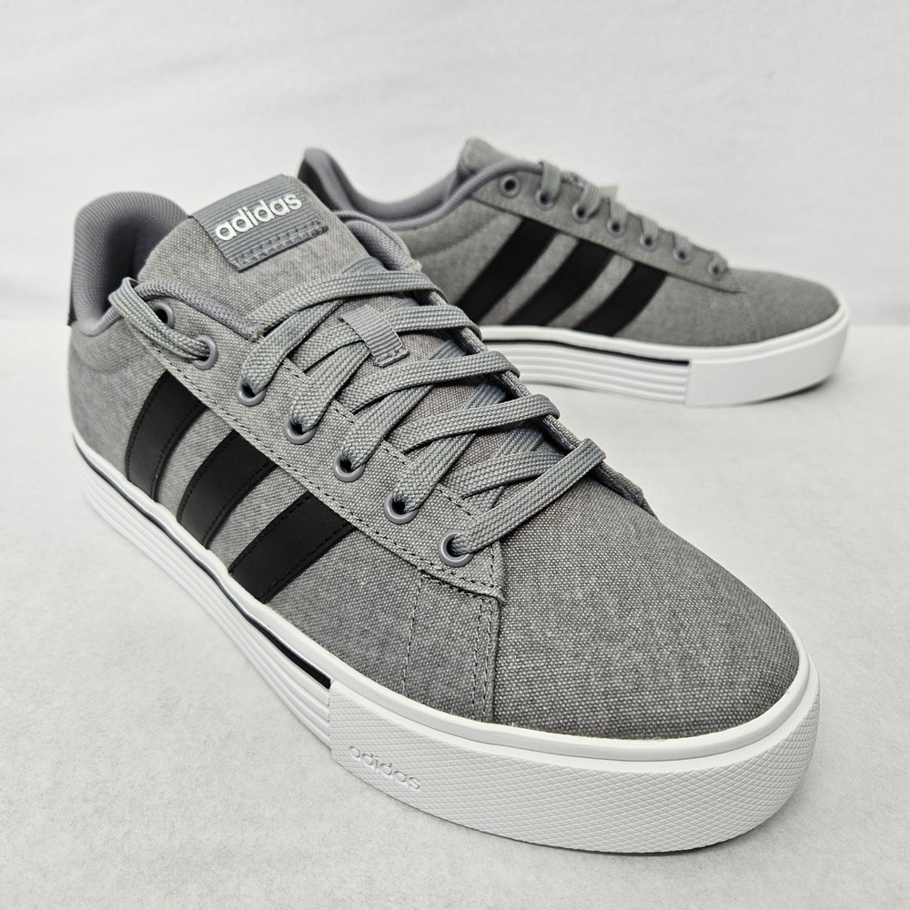 Adidas Daily 4.0 Athletic Shoes IF4493 Grey Black White Men's Size 9